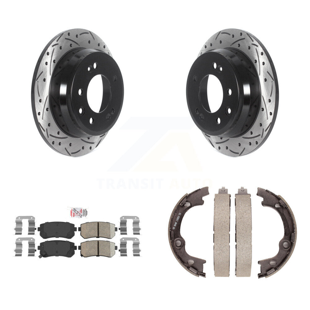 Transit Auto KDA-103412 Disc Brake Kit for 2009-2015 Hyundai Elantra, Hyundai Tucson - Rear product image