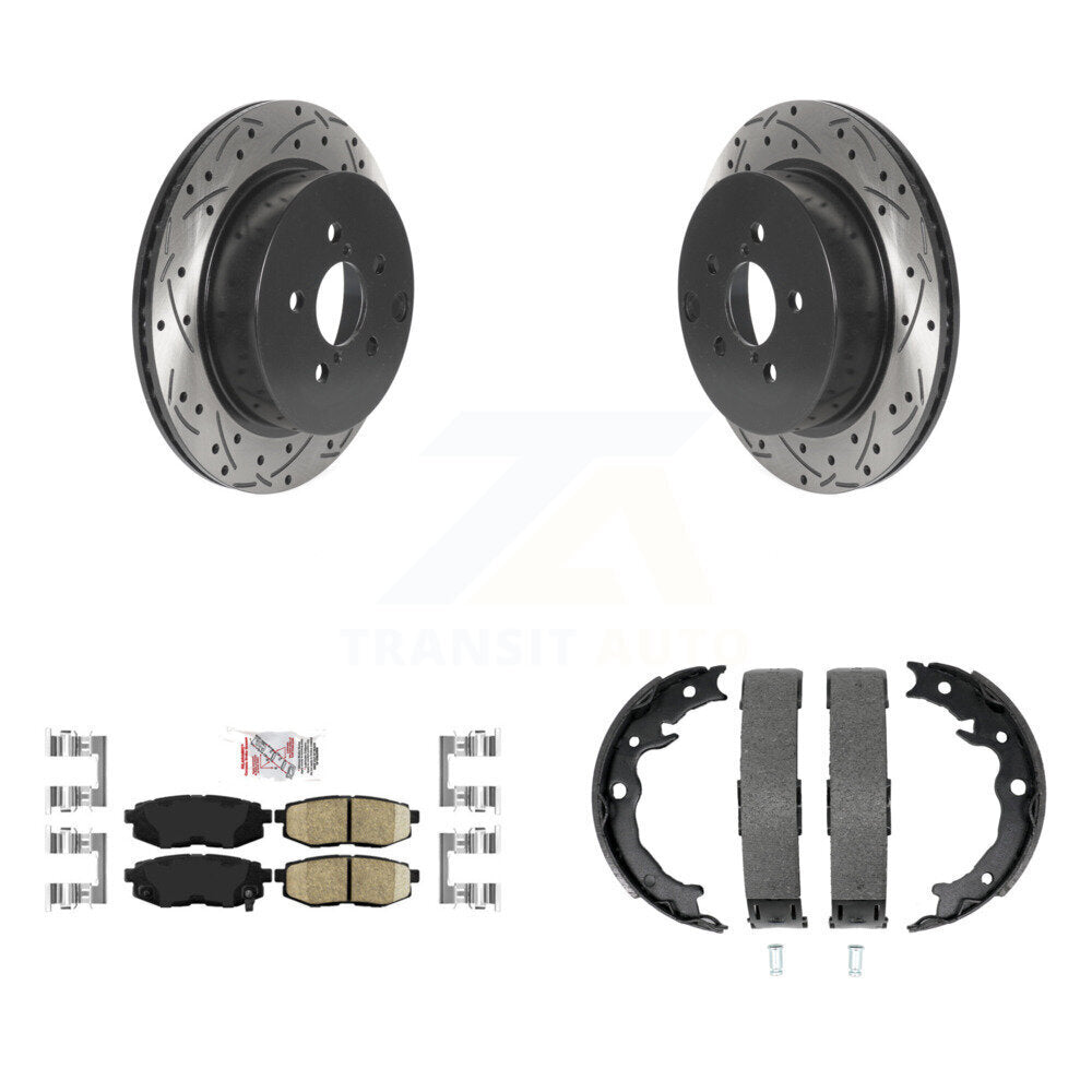 Transit Auto KDA-103413 Disc Brake Kit for 2014-2018 Subaru Forester - Rear product image