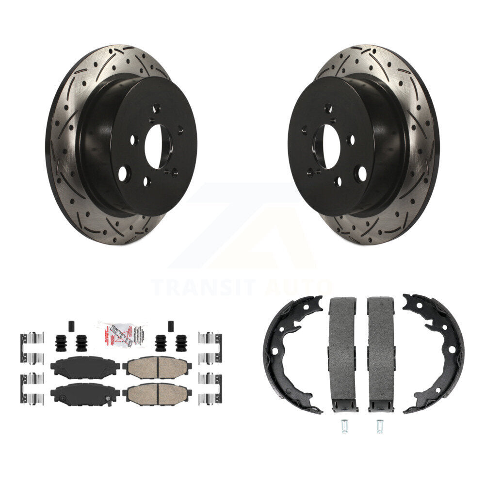 Transit Auto KDA-103414 Disc Brake Kit for 2012-2022 Subaru Crosstrek, Subaru Impreza, Subaru Forester & more - Rear product image