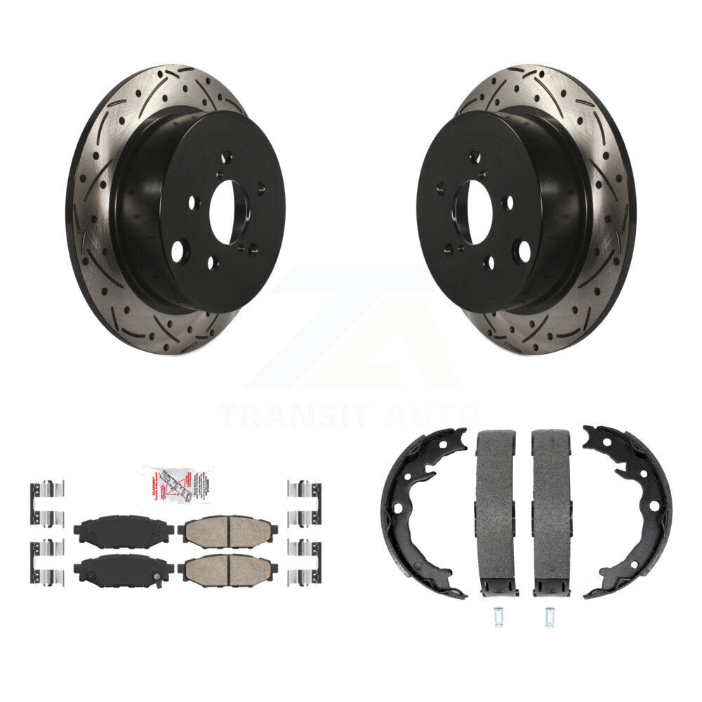 Transit Auto KDA-103415 Disc Brake Kit for 2012-2022 Subaru Crosstrek, Subaru Impreza, Subaru Forester & more - Rear product image