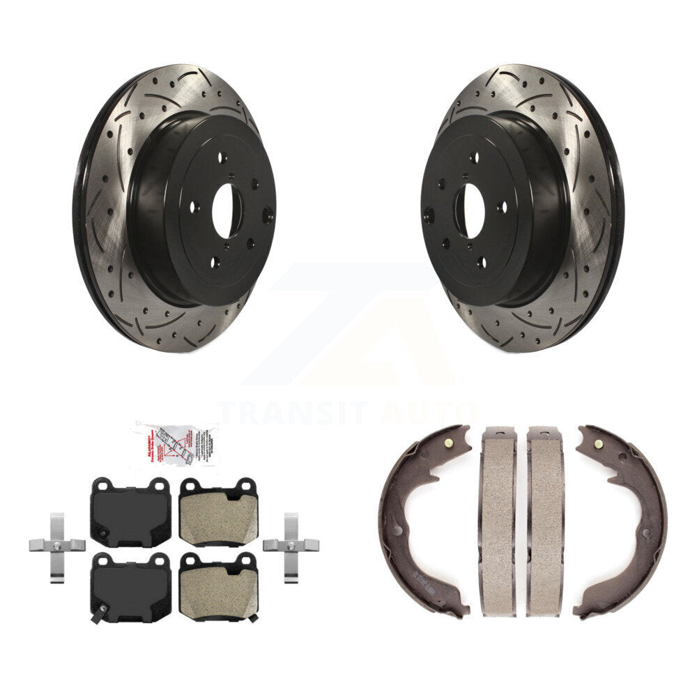 Transit Auto KDA-103416 Disc Brake Kit for 2009-2014 Subaru Impreza - Rear product image