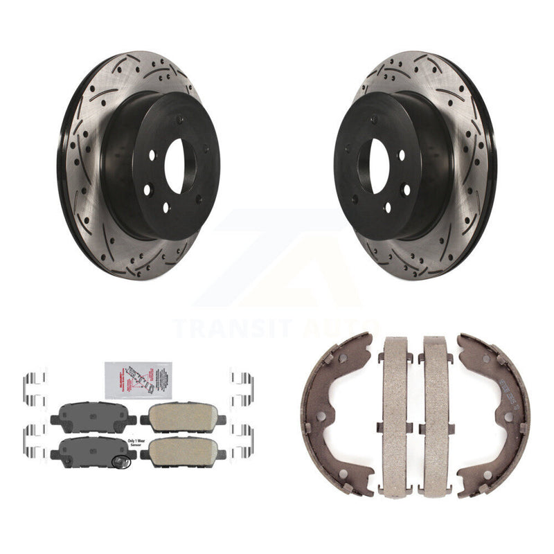 Transit Auto KDA-103417 Disc Brake Kit for 2003-2005 INFINITI G35, Nissan 350Z - Rear product image