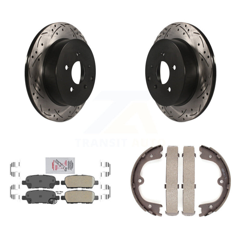 Transit Auto KDA-103428 Disc Brake Kit for 2003-2016 INFINITI Q70, INFINITI Q70L, INFINITI QX70 & more - Rear product image