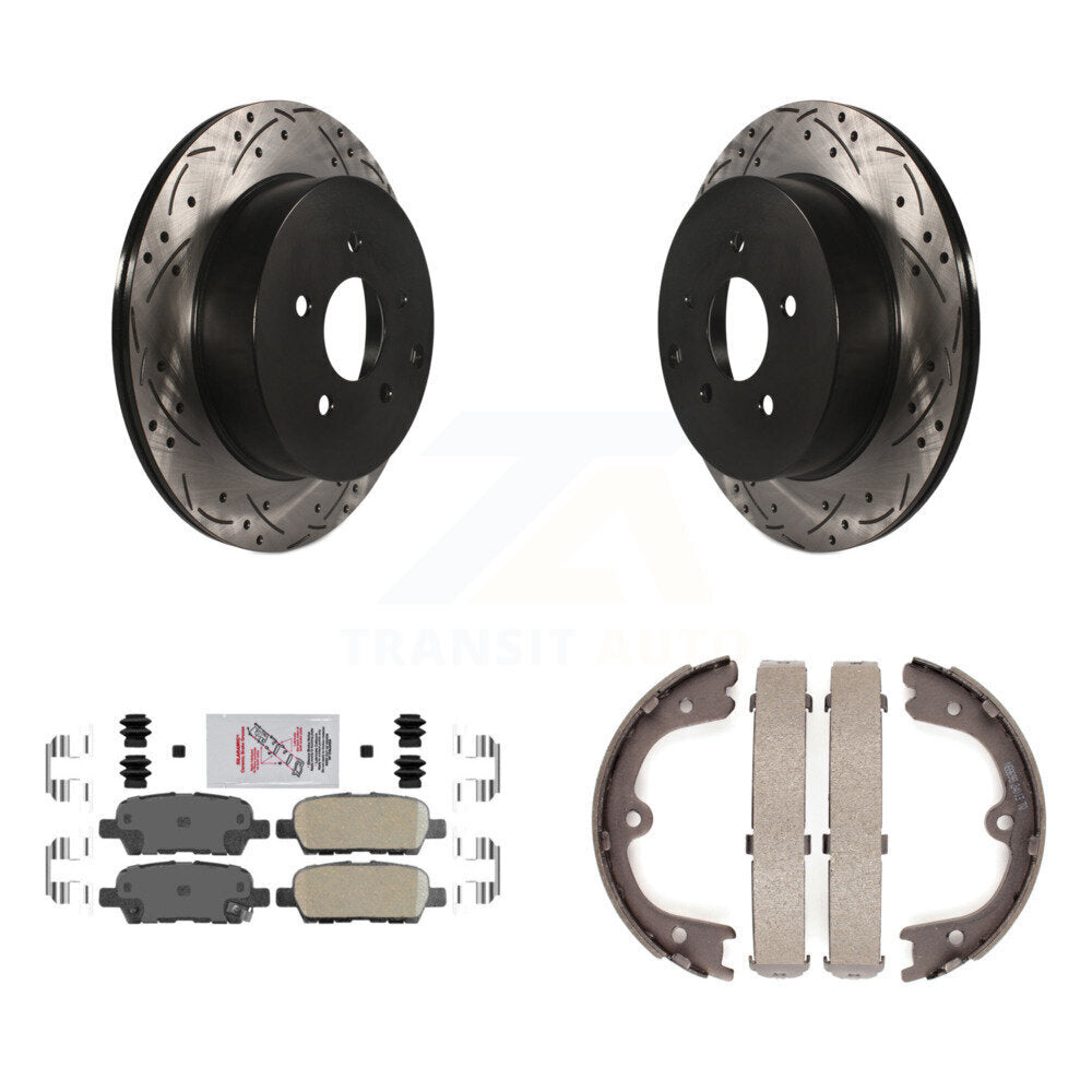 Transit Auto KDA-103429 Disc Brake Kit for 2003-2016 INFINITI Q70, INFINITI Q70L, INFINITI QX70 & more - Rear product image