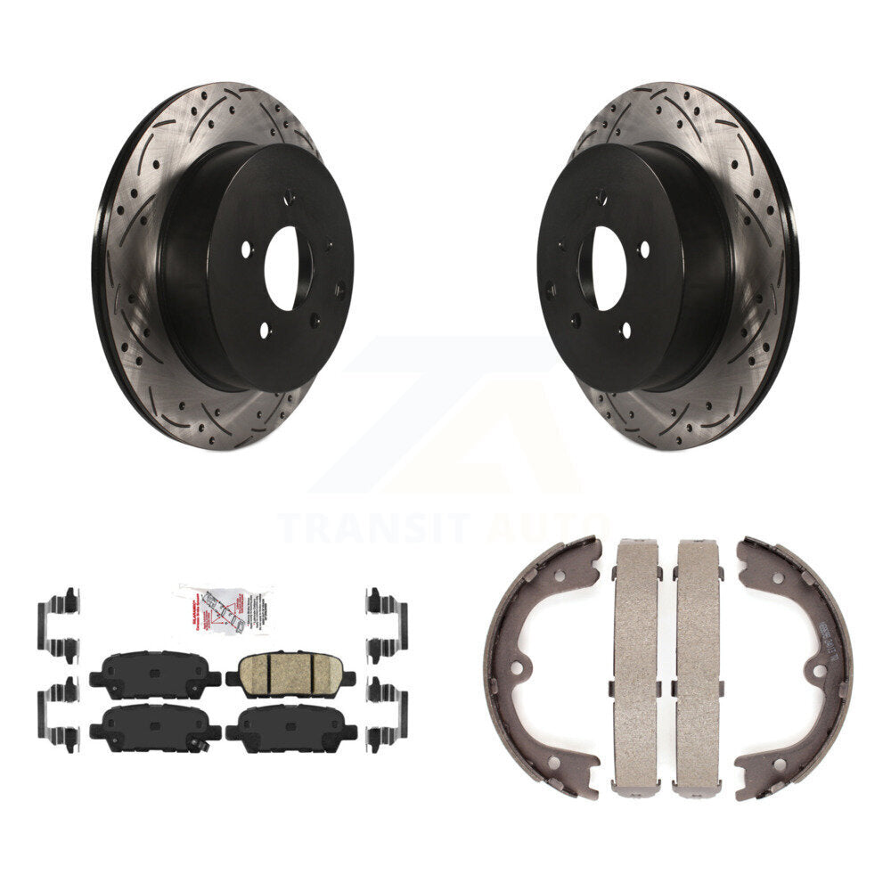 Transit Auto KDA-103430 Disc Brake Kit for 2003-2016 INFINITI Q70, INFINITI Q70L, INFINITI QX70 & more - Rear product image