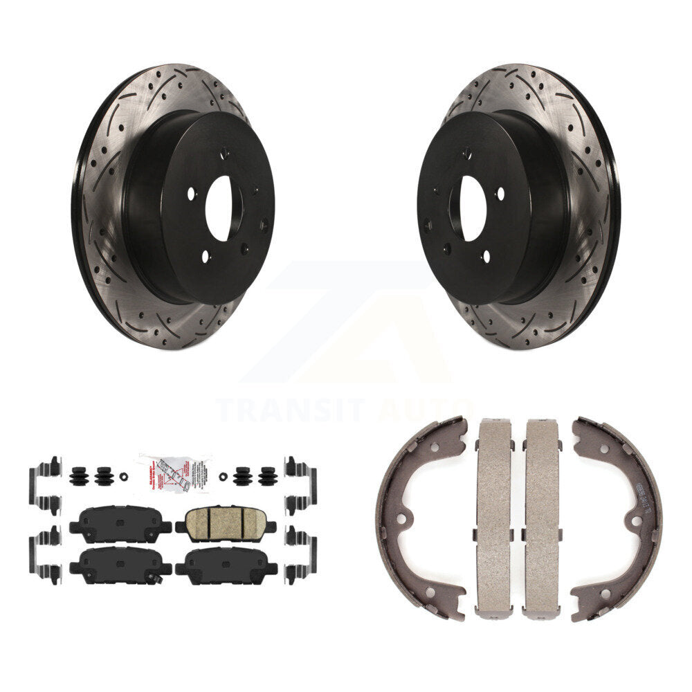 Transit Auto KDA-103431 Disc Brake Kit for 2003-2016 INFINITI Q70, INFINITI Q70L, INFINITI QX70 & more - Rear product image
