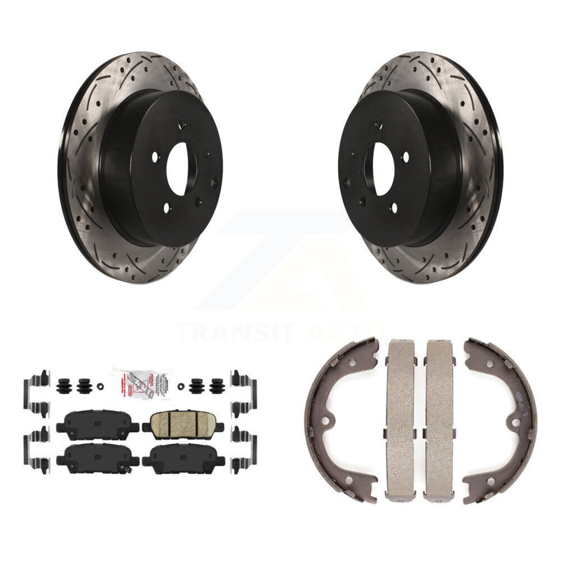 Transit Auto KDA-103431 Disc Brake Kit for 2003-2016 INFINITI Q70, INFINITI Q70L, INFINITI QX70 & more - Rear product image