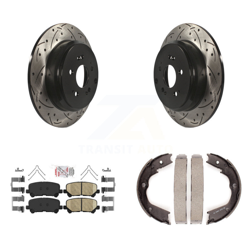 Transit Auto KDA-103432 Disc Brake Kit for 2007-2015 Acura ZDX, Honda Pilot, Acura MDX - Rear product image