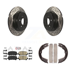 Transit Auto KDA-103432 Disc Brake Kit for 2007-2015 Acura ZDX, Honda Pilot, Acura MDX - Rear product image
