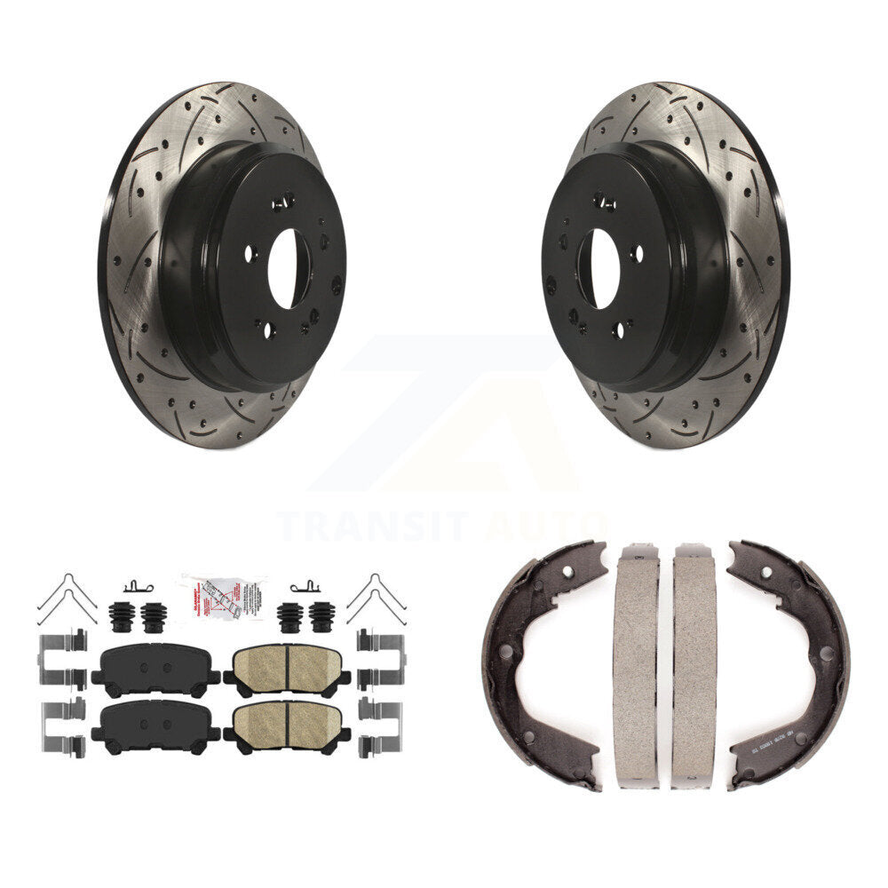 Transit Auto KDA-103433 Disc Brake Kit for 2007-2015 Acura ZDX, Honda Pilot, Acura MDX - Rear product image