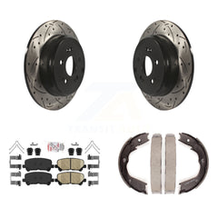 Transit Auto KDA-103433 Disc Brake Kit for 2007-2015 Acura ZDX, Honda Pilot, Acura MDX - Rear product image