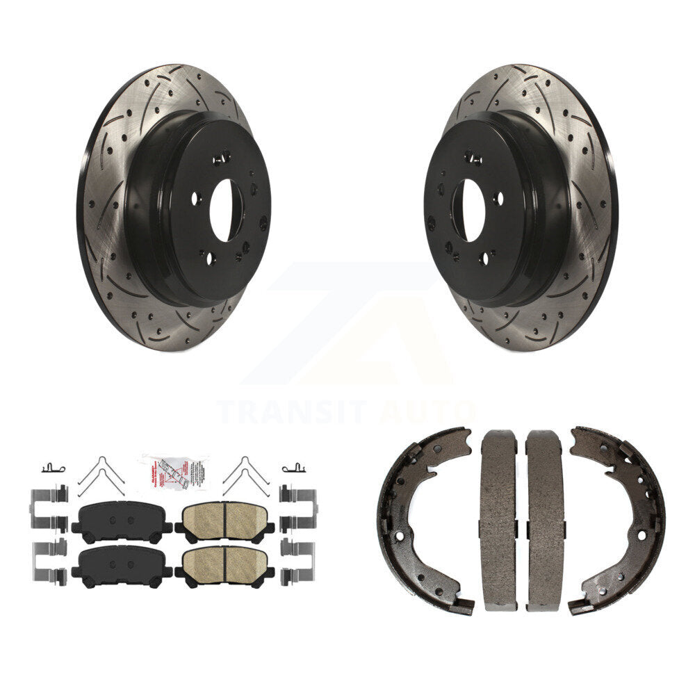 Transit Auto KDA-103434 Disc Brake Kit for 2011-2017 Honda Odyssey - Rear product image