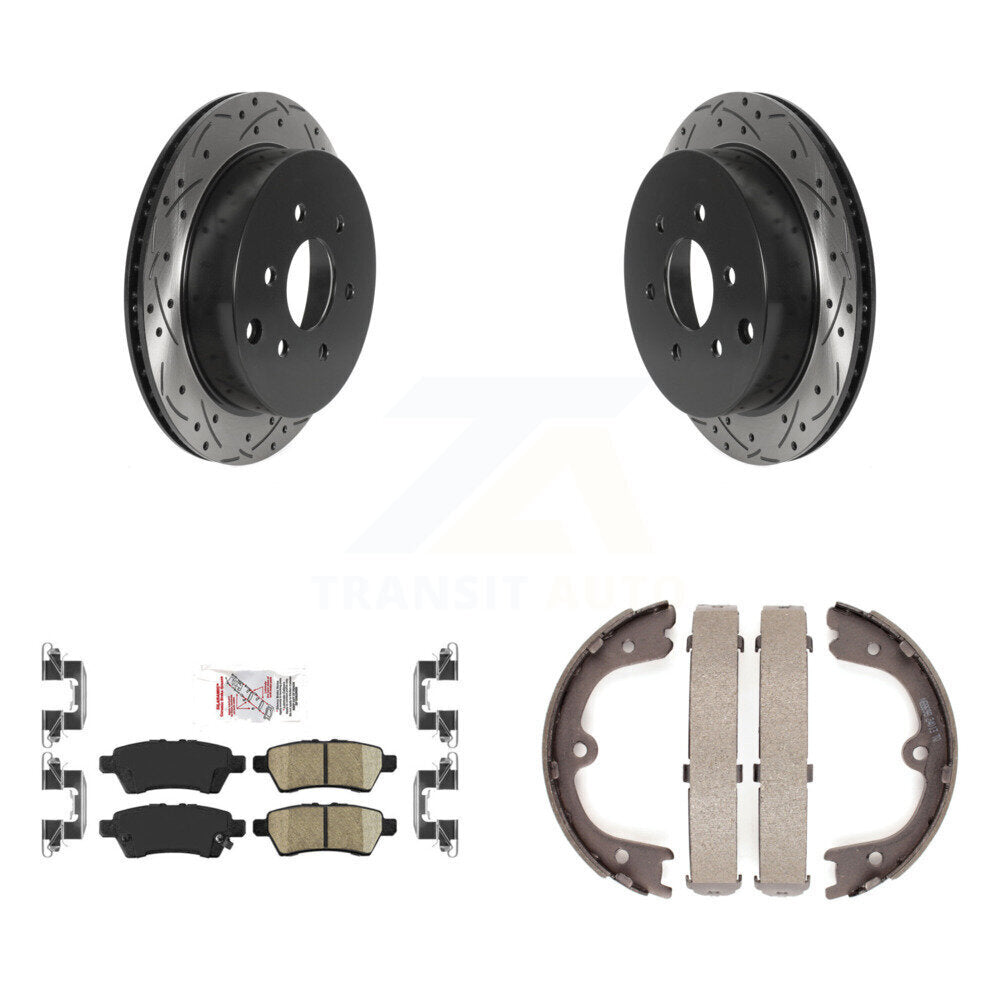 Transit Auto KDA-103438 Disc Brake Kit for 2006-2007 Nissan Xterra - Rear product image