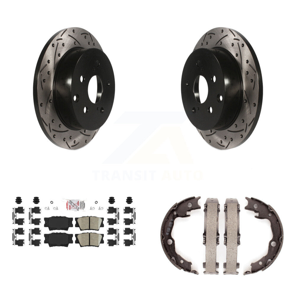Transit Auto KDA-103439 Disc Brake Kit for 2006-2018 Lexus HS250h, Toyota RAV4 - Rear product image