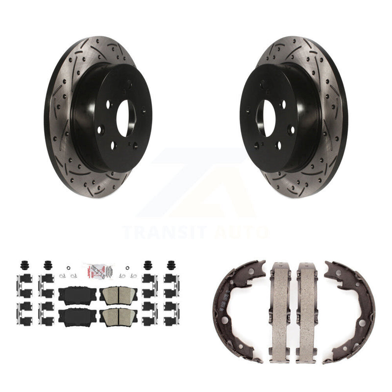 Transit Auto KDA-103439 Disc Brake Kit for 2006-2018 Lexus HS250h, Toyota RAV4 - Rear product image
