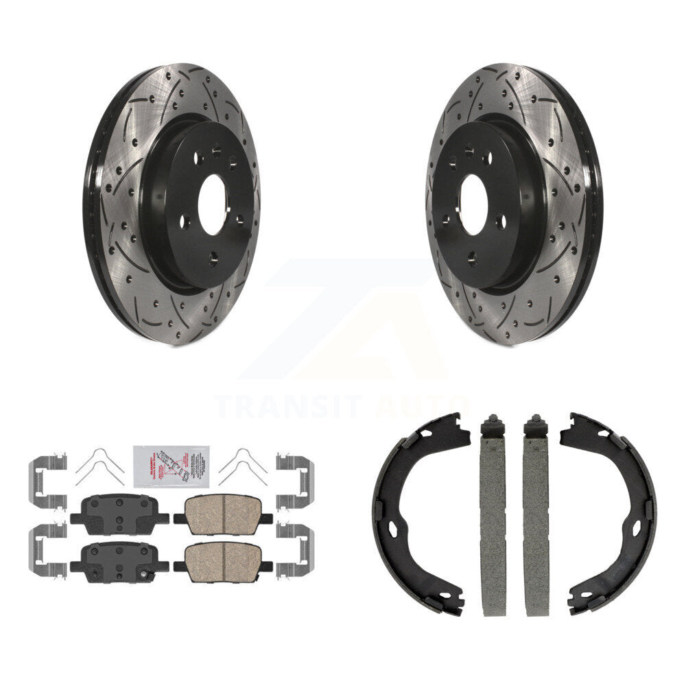 Transit Auto KDA-103444 Disc Brake Kit for 2016-2022 Chevrolet Camaro - Rear product image