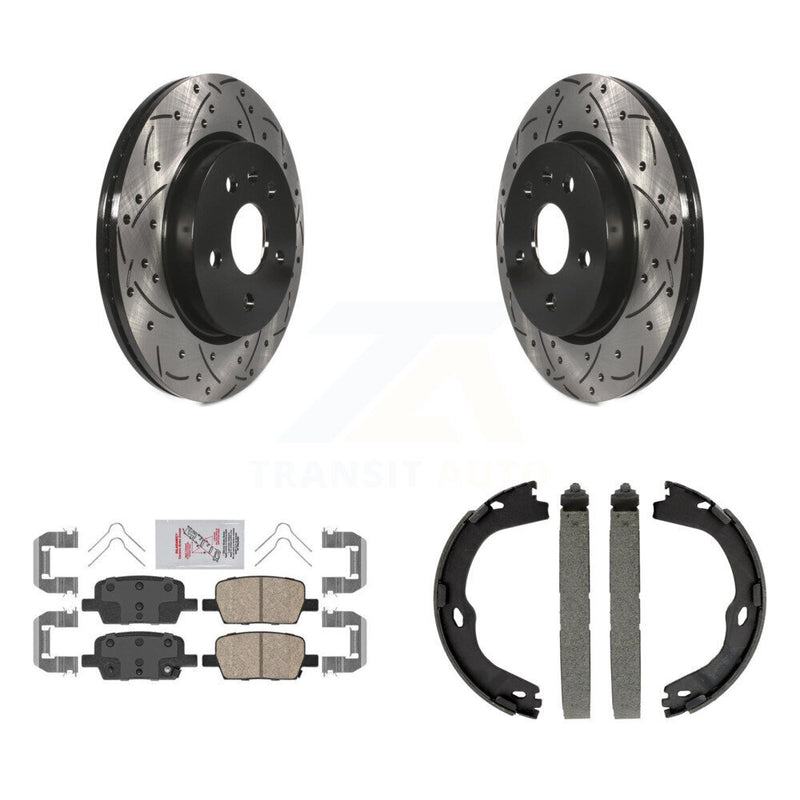 Transit Auto KDA-103444 Disc Brake Kit for 2016-2022 Chevrolet Camaro - Rear product image