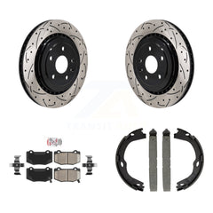 Transit Auto KDA-103445 Disc Brake Kit for 2016-2021 Chevrolet Camaro, Cadillac ATS - Rear product image