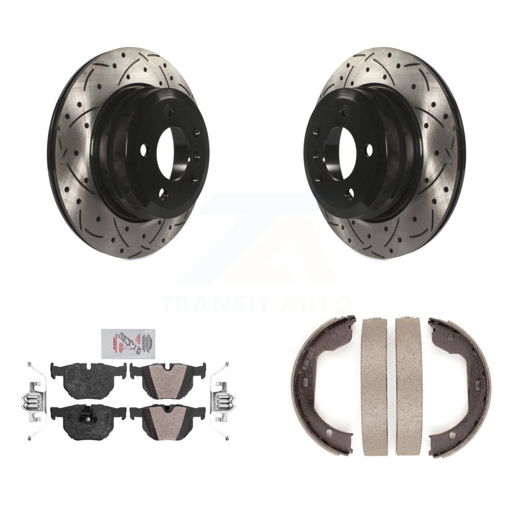 Transit Auto KDA-103446 Disc Brake Kit for 2007-2019 BMW X5, BMW X6 - Rear product image