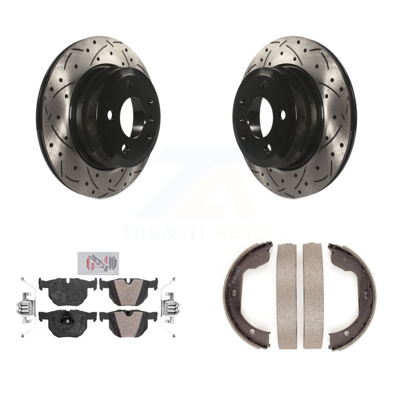 Transit Auto KDA-103446 Disc Brake Kit for 2007-2019 BMW X5, BMW X6 - Rear product image