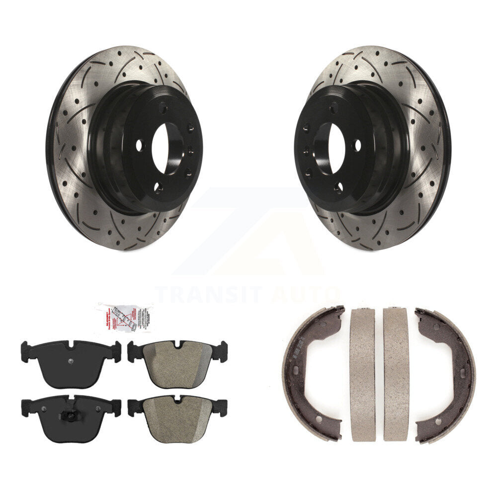 Transit Auto KDA-103447 Disc Brake Kit for 2009 BMW X6 - Rear product image