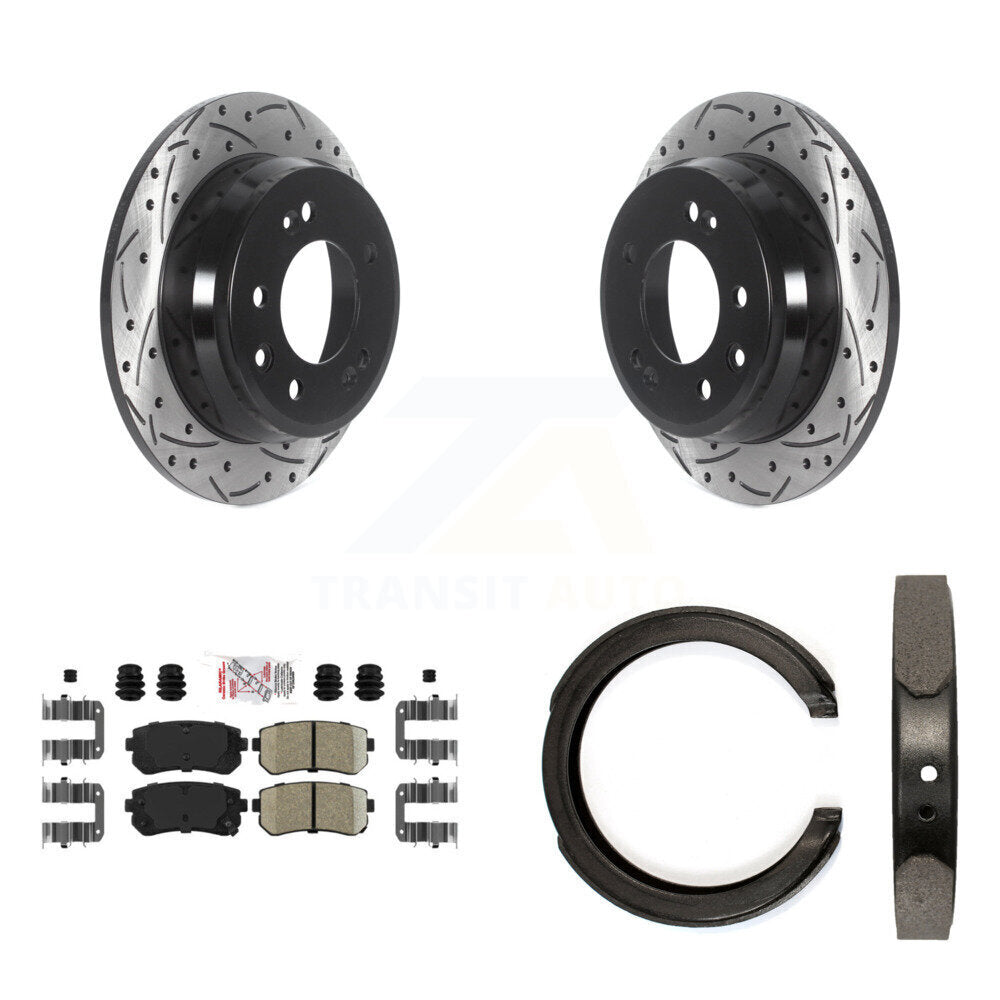 Transit Auto KDA-103450 Disc Brake Kit for 2011-2016 Kia Sportage - Rear product image