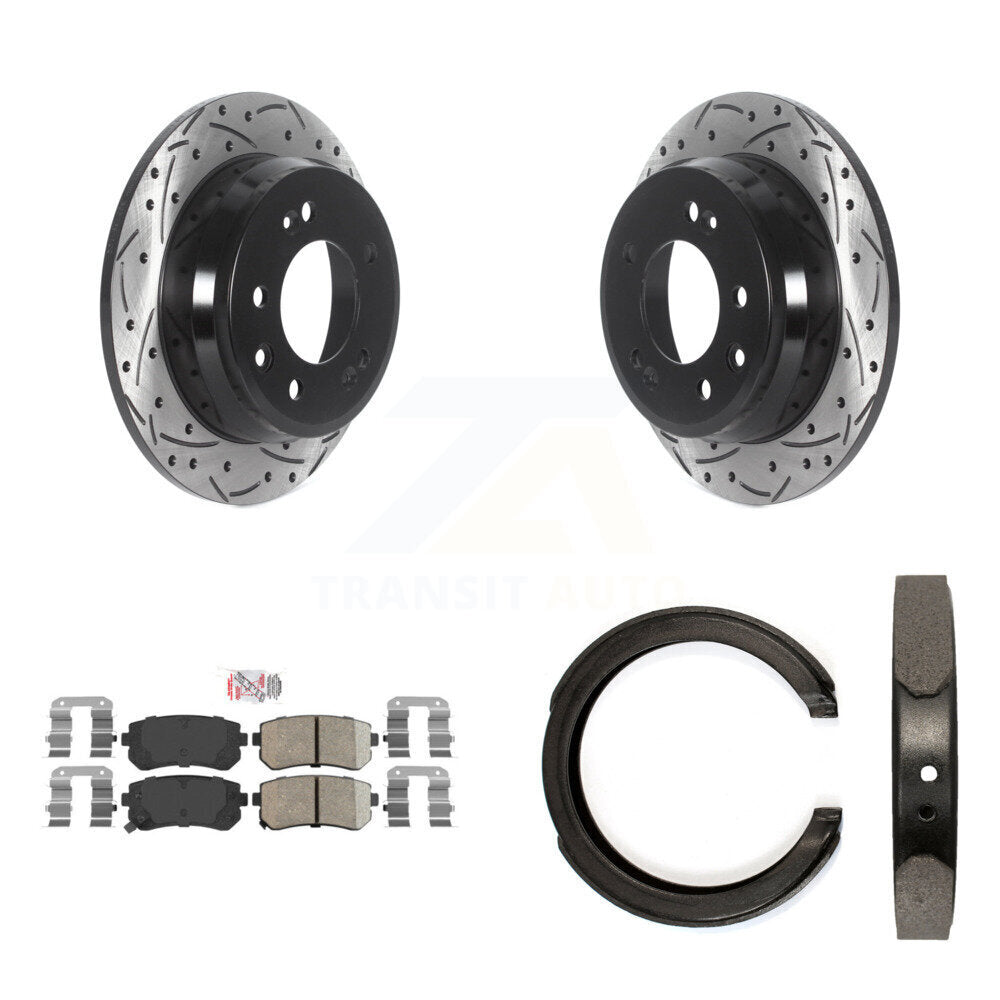 Transit Auto KDA-103451 Disc Brake Kit for 2011-2016 Kia Sportage - Rear product image