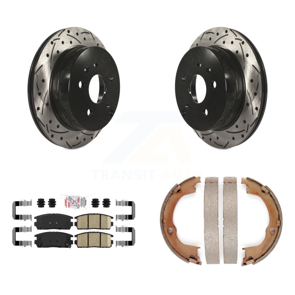 Transit Auto KDA-103452 Disc Brake Kit for 2010-2017 Chevrolet Equinox, GMC Terrain - Rear product image