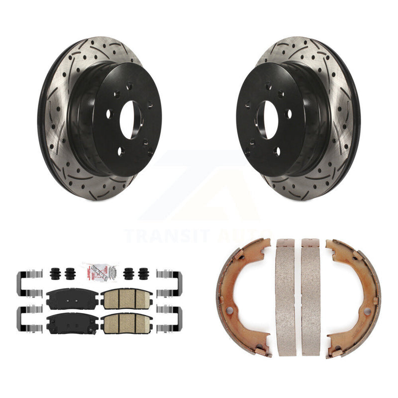 Transit Auto KDA-103452 Disc Brake Kit for 2010-2017 Chevrolet Equinox, GMC Terrain - Rear product image