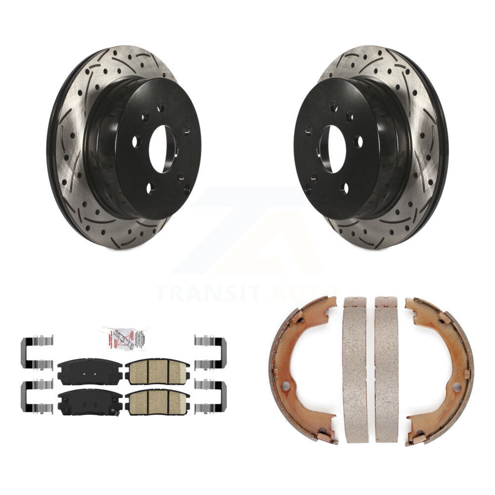 Transit Auto KDA-103453 Disc Brake Kit for 2010-2017 Chevrolet Equinox, GMC Terrain - Rear product image