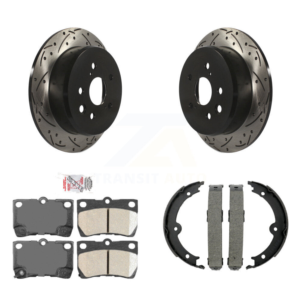 Transit Auto KDA-103454 Disc Brake Kit for 2006-2013 Lexus IS250 - Rear product image