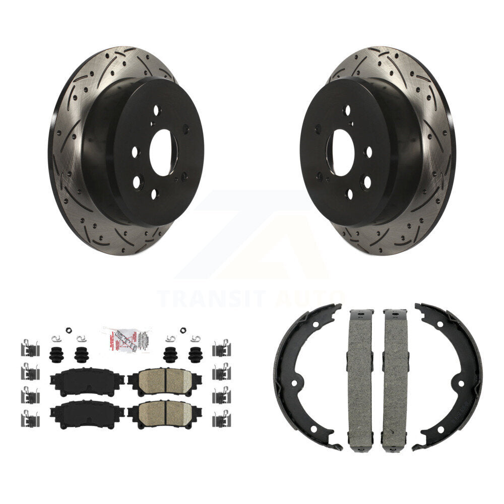 Transit Auto KDA-103455 Disc Brake Kit for 2014-2015 Lexus IS250 - Rear product image