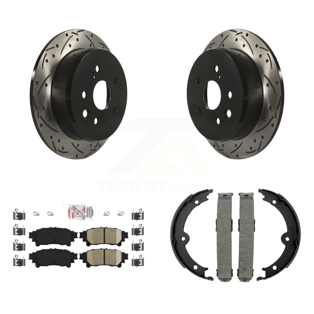 Transit Auto KDA-103456 Disc Brake Kit for 2014-2015 Lexus IS250 - Rear product image