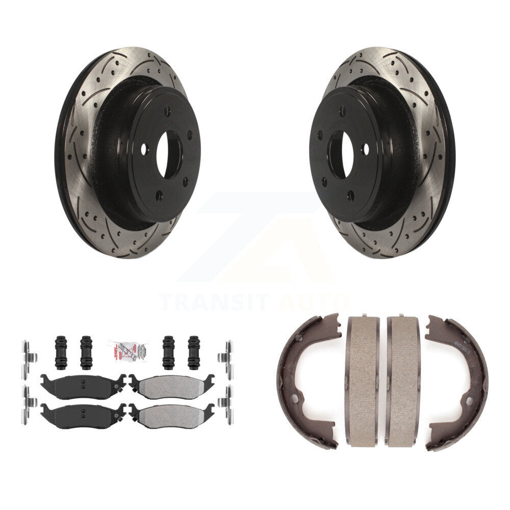 Transit Auto KDA-103457 Disc Brake Kit for 2007-2021 Ram 1500 Classic, Ram 1500, Chrysler Aspen & more - Rear product image