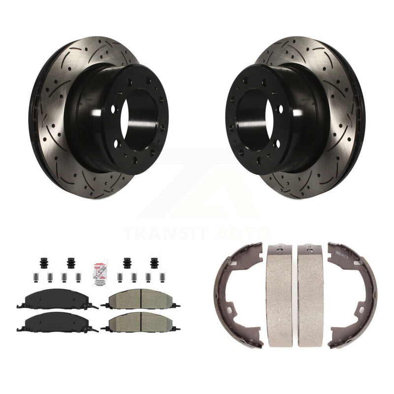 Transit Auto KDA-103459 Disc Brake Kit for 2009-2018 Ram 1500, Ram 2500, Ram 3500 & more - Rear product image