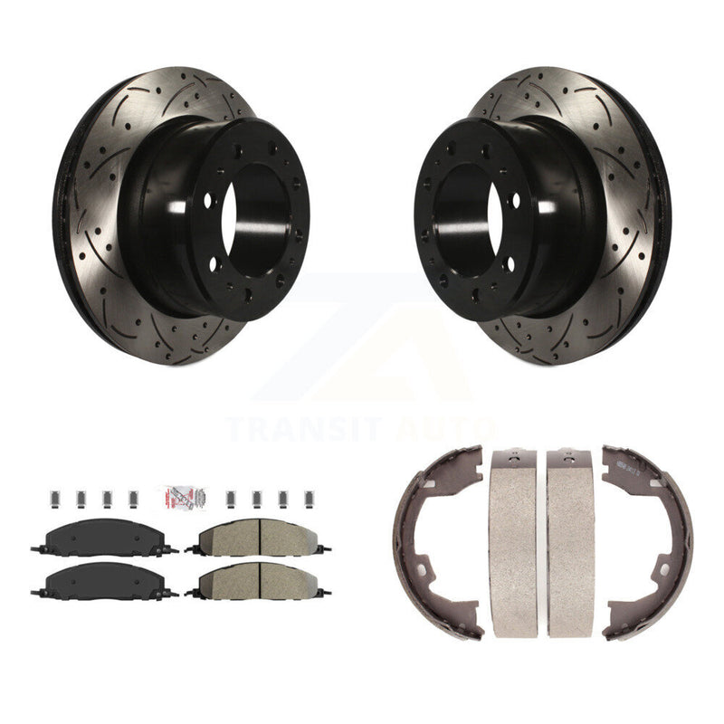 Transit Auto KDA-103460 Disc Brake Kit for 2009-2018 Ram 1500, Ram 2500, Ram 3500 & more - Rear product image