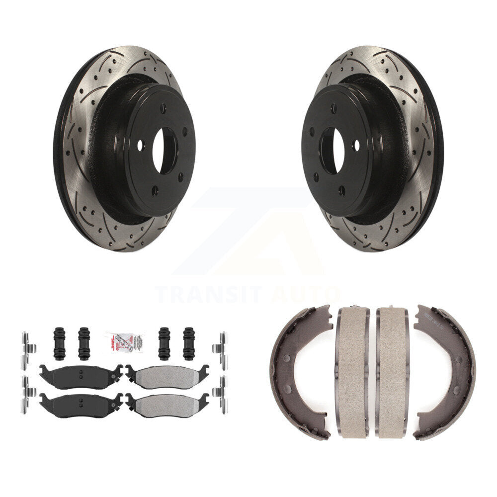 Transit Auto KDA-103461 Disc Brake Kit for 2002-2008 Dodge Ram 1500, Chrysler Aspen, Dodge Durango - Rear product image