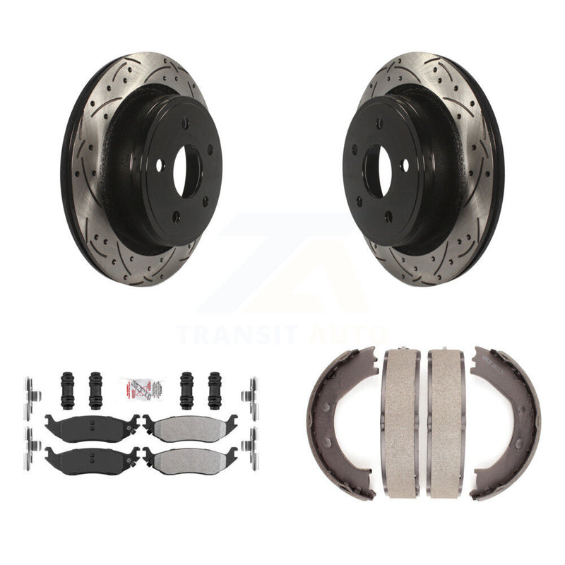 Transit Auto KDA-103461 Disc Brake Kit for 2002-2008 Dodge Ram 1500, Chrysler Aspen, Dodge Durango - Rear product image