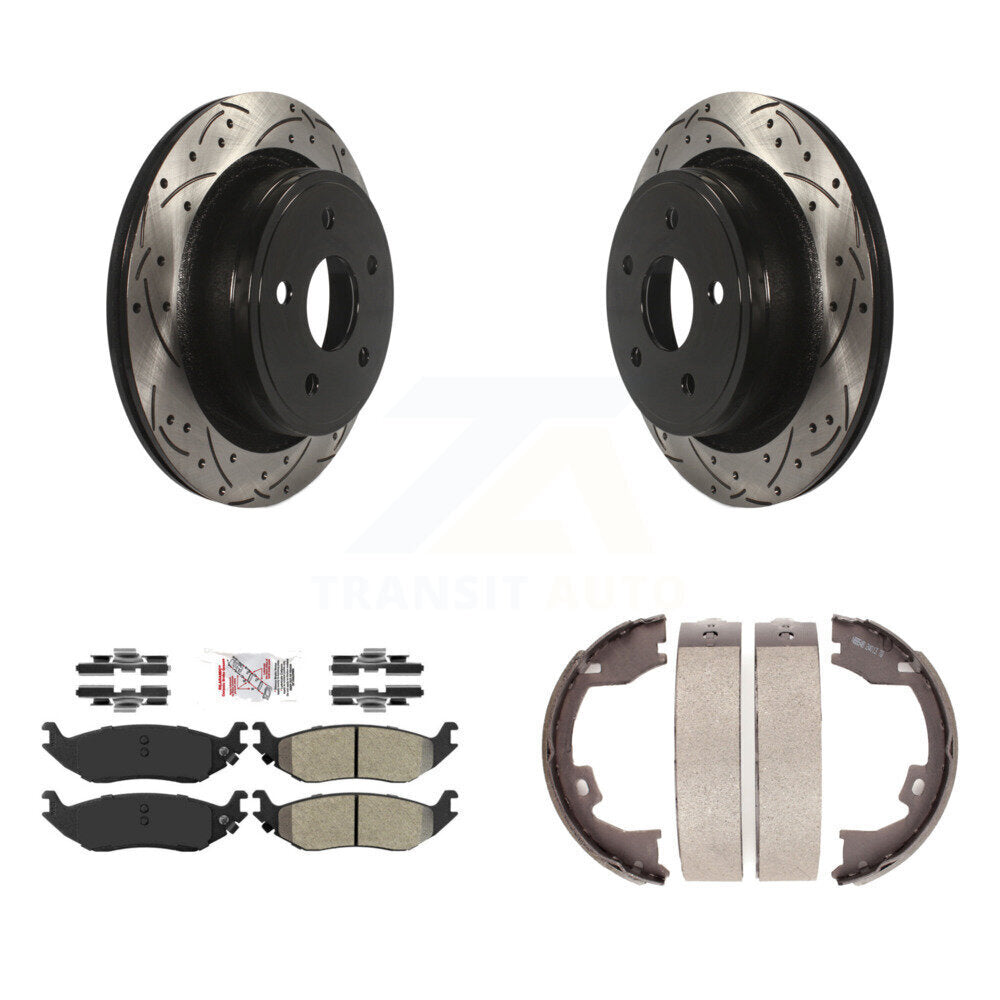 Transit Auto KDA-103464 Disc Brake Kit for 2007-2008 Dodge Ram 1500 - Rear product image