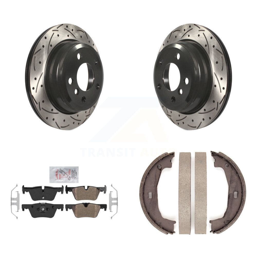 Transit Auto KDA-103466 Disc Brake Kit for 2013-2016 BMW 328i, BMW 428i, BMW 428i Gran Coupe & more - Rear product image