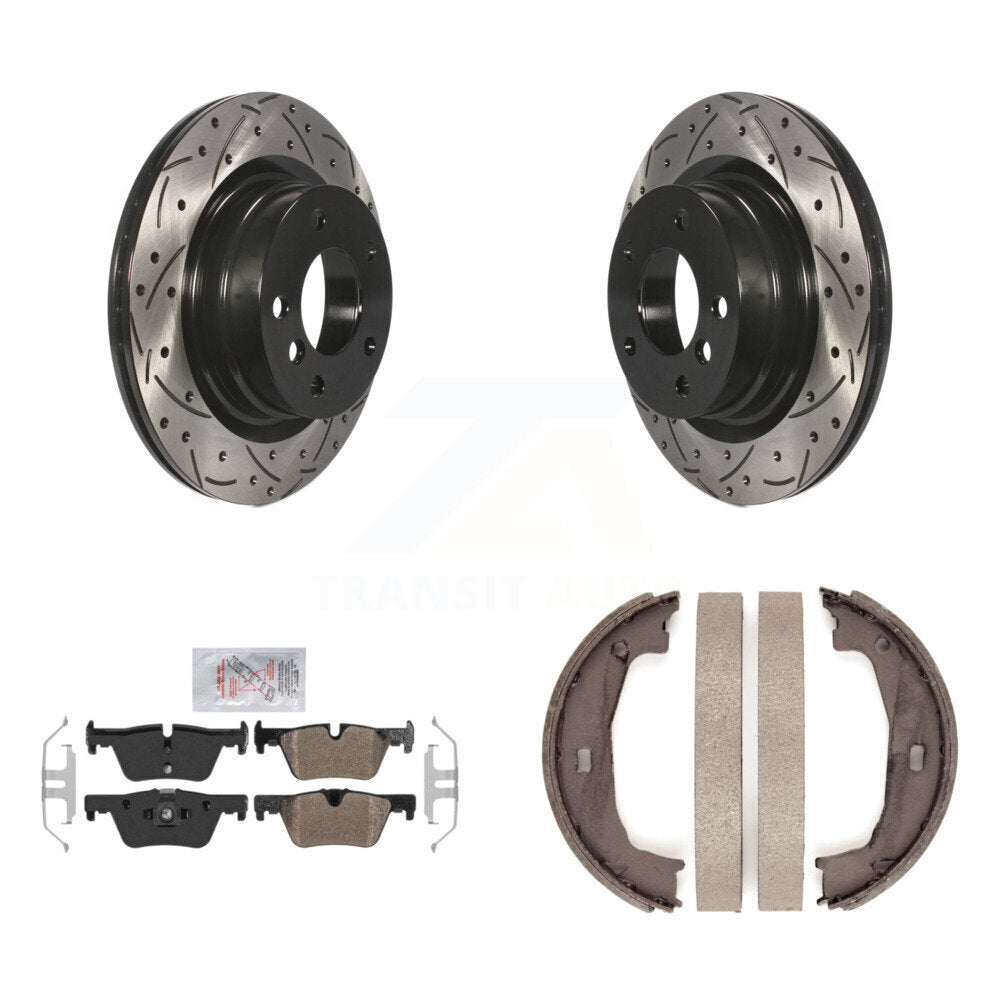 Transit Auto KDA-103467 Disc Brake Kit for 2012-2021 BMW 230i, BMW 230i xDrive, BMW 320i & more - Rear product image