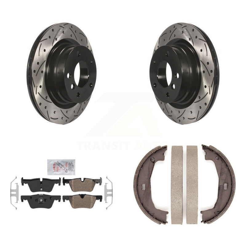 Transit Auto KDA-103467 Disc Brake Kit for 2012-2021 BMW 230i, BMW 230i xDrive, BMW 320i & more - Rear product image