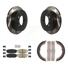 Transit Auto KDA-103470 Disc Brake Kit for 2007-2021 Lexus LX570, Toyota Land Cruiser, Toyota Sequoia & more - Rear product image