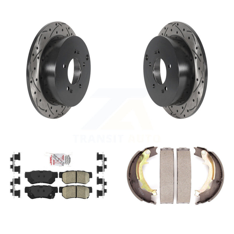 Transit Auto KDA-103479 Disc Brake Kit for 2001-2010 Hyundai Tucson, Kia Sportage, Hyundai Santa Fe - Rear product image