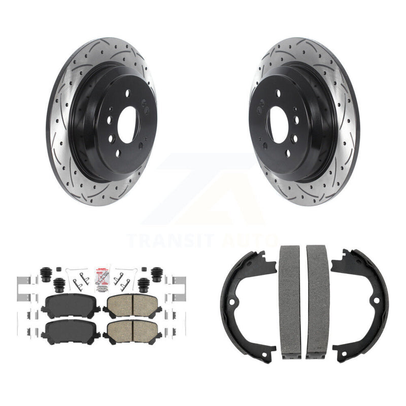 Transit Auto KDA-103480 Disc Brake Kit for 2016-2024 Honda Passport, Honda Ridgeline, Honda Pilot - Rear product image