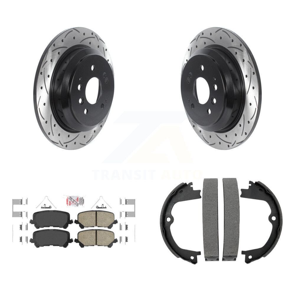 Transit Auto KDA-103481 Disc Brake Kit for 2016-2024 Honda Passport, Honda Ridgeline, Honda Pilot - Rear product image