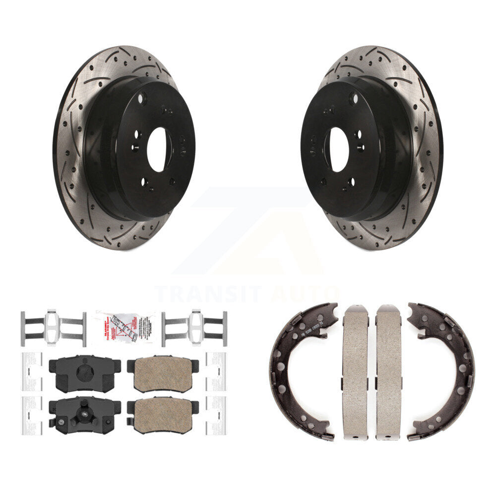 Transit Auto KDA-103482 Disc Brake Kit for 2007-2018 Acura RDX, Honda CR-V - Rear product image