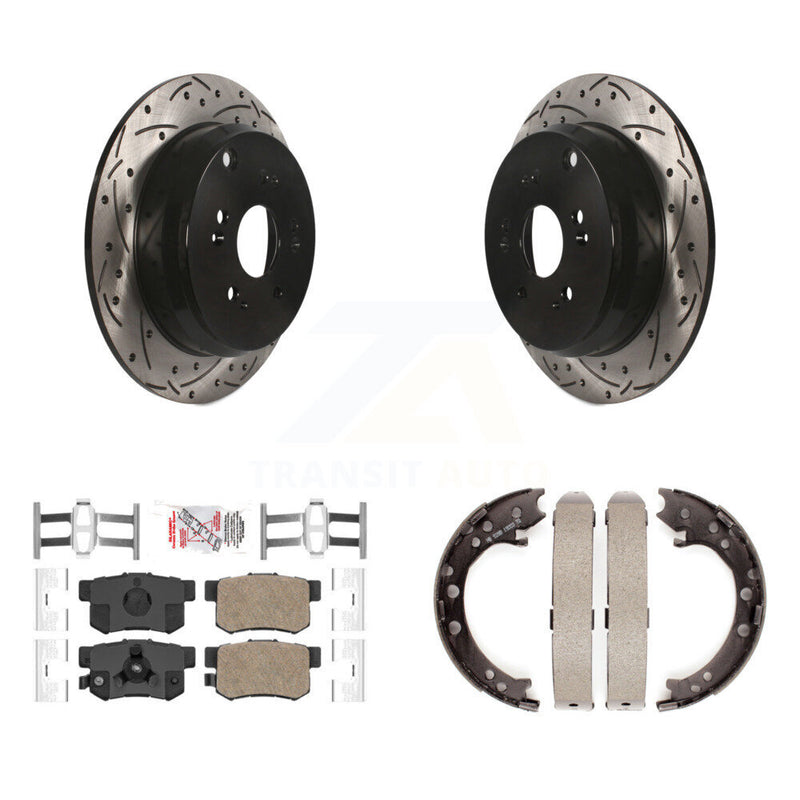 Transit Auto KDA-103482 Disc Brake Kit for 2007-2018 Acura RDX, Honda CR-V - Rear product image