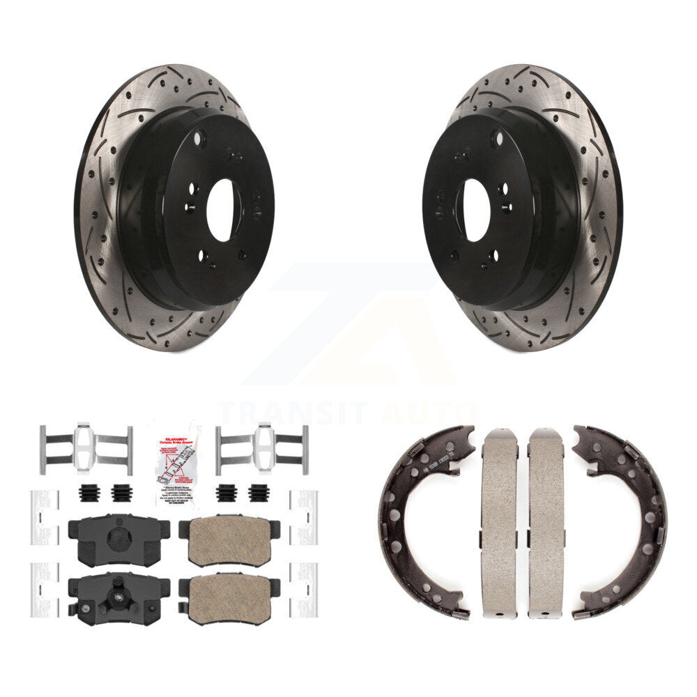 Transit Auto KDA-103483 Disc Brake Kit for 2007-2018 Acura RDX, Honda CR-V - Rear product image