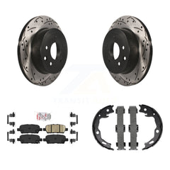 Transit Auto KDA-103492 Disc Brake Kit for 2014-2023 Nissan Rogue Sport, Nissan Rogue, Nissan Qashqai - Rear product image